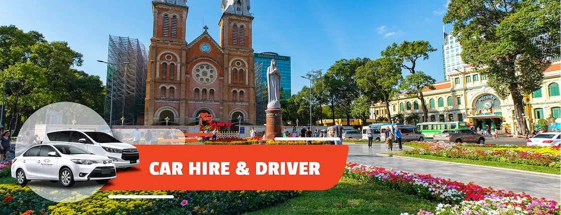 Ho Chi Minh city car hire with driver half-day