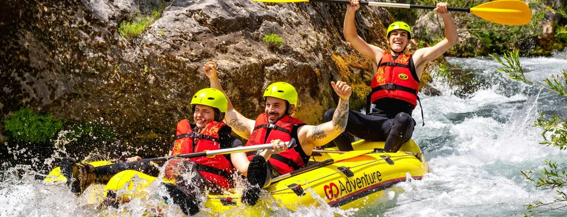 Rafting tour on the river Cetina including picnic