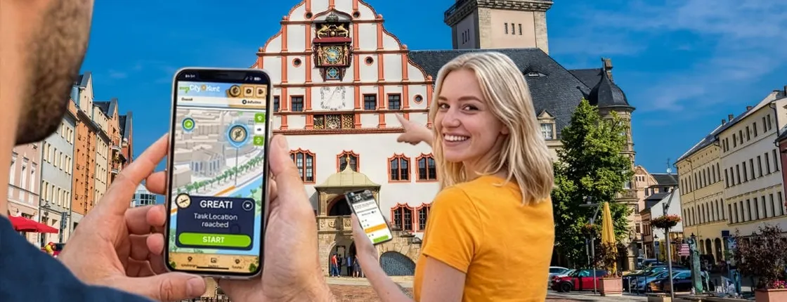 Self-guided digital scavenger hunt in Plauen