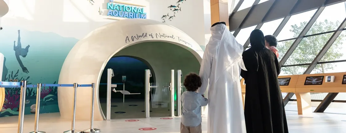 Entrance tickets to The National Aquarium Abu Dhabi