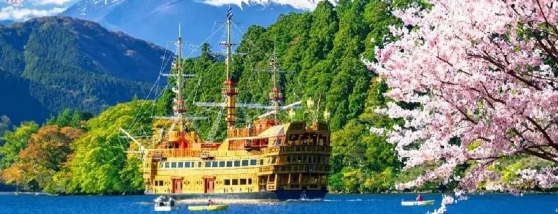 Tour to Mt. Fuji, Lake Ashi, Owakudani and Oshino Hakkai with Ropeway