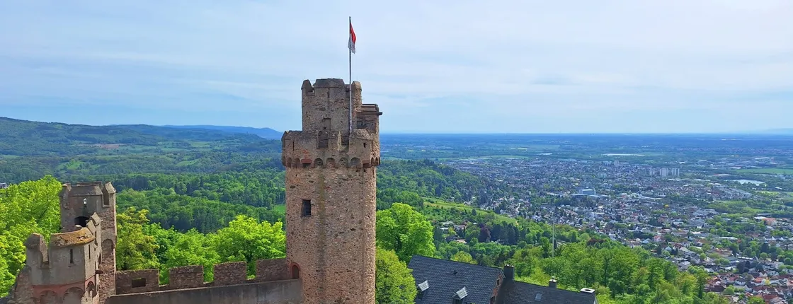 Three hilltop castles tour along the Bergstrasse