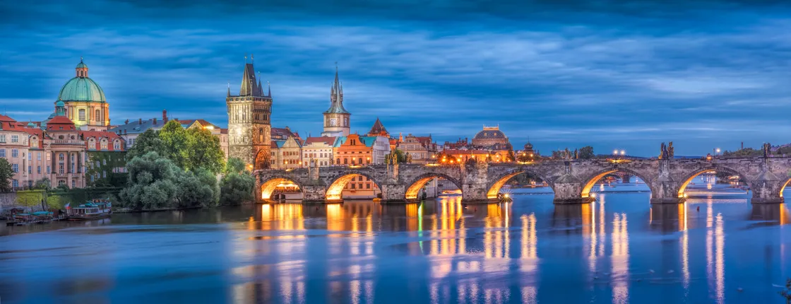 Prague by night city tour