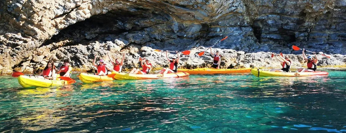 Kayak Tour to the Coves of Villajoyosa