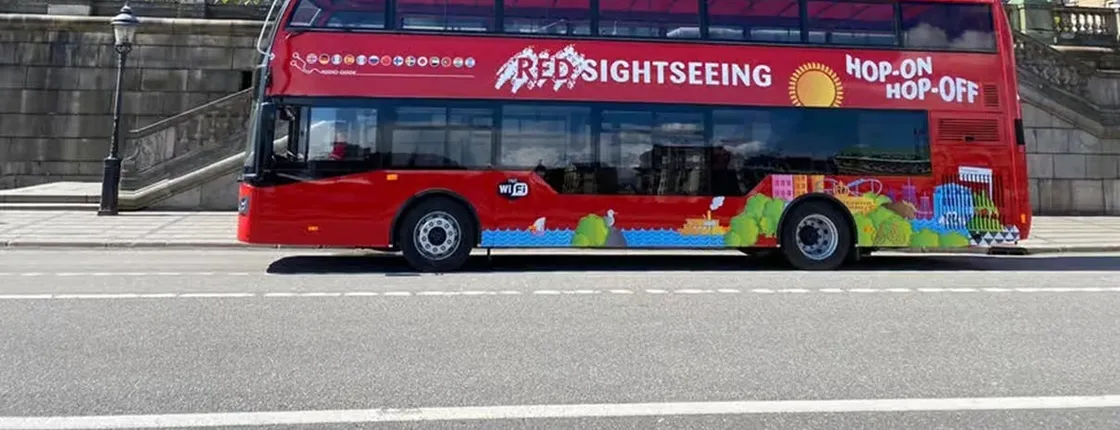 Stockholm hop-on hop-off 24-hour or 72-hour tour tickets