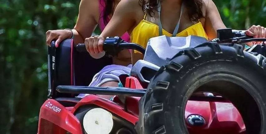 Cenotes Zapote Prehistoric Park with ATV adventure in Mexico