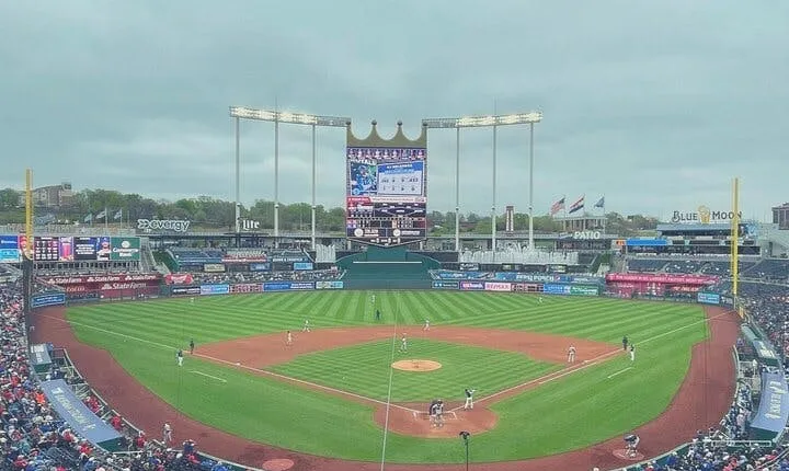 Kansas City Royals Baseball Game at Kauffman Stadium