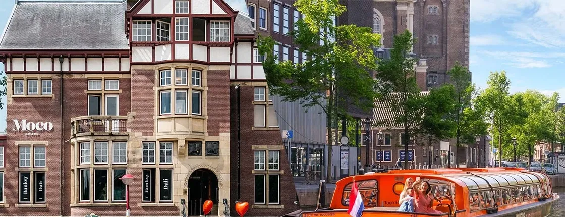 Moco Museum and 1-hour Amsterdam canal cruise