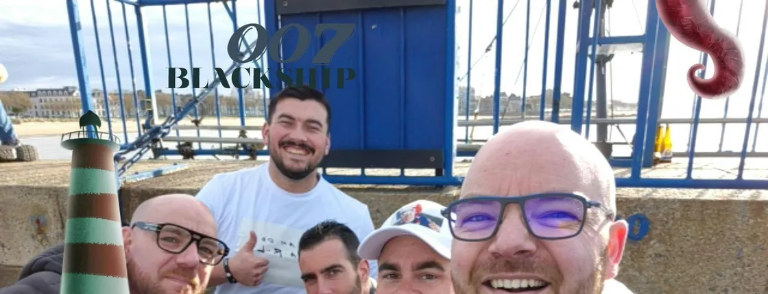 007 Blackship, outdoor city game in Saint-Nazaire