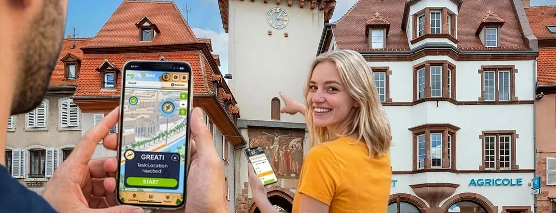 Self-guided digital scavenger hunt in Sélestat