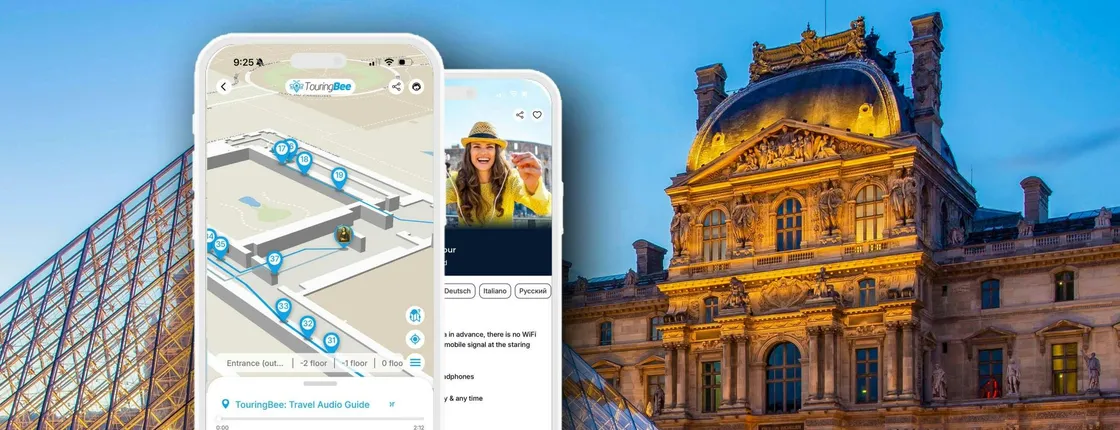 Louvre Museum self-guided tour with audio app