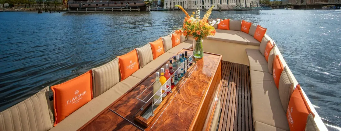 Luxury canal cruise from Central Station in Amsterdam