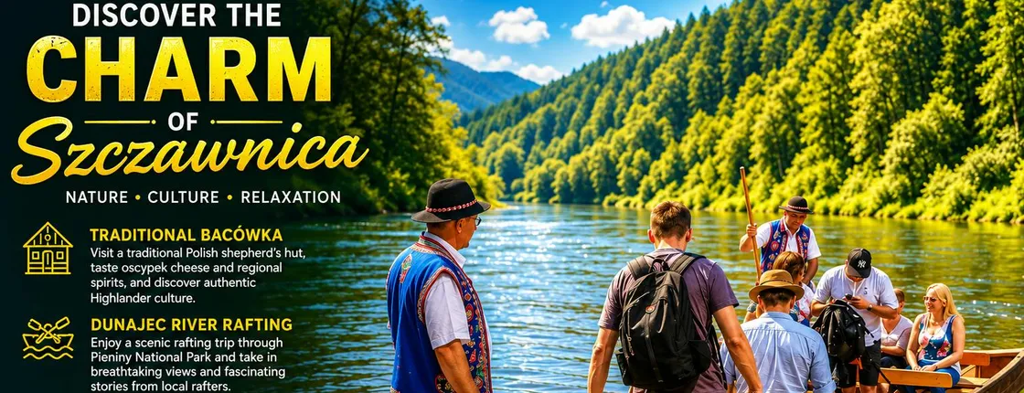 Traditional Dunajec River Rafting with Palenica Chairlift from Krakow
