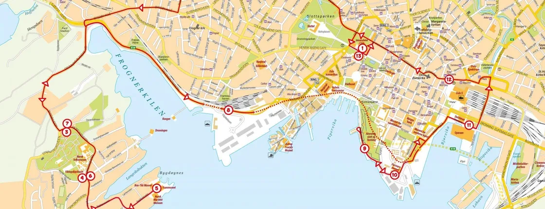 48-hour Oslo hop-on hop-off bus tour