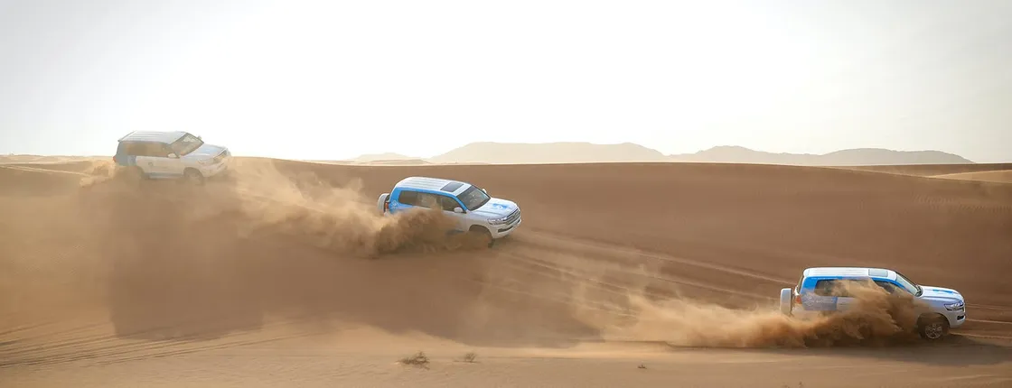 Abu Dhabi morning desert safari with camel ride