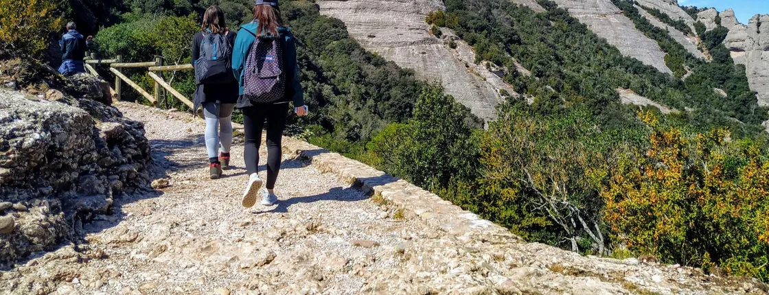 Montserrat Natural Park hiking tour with Monastery