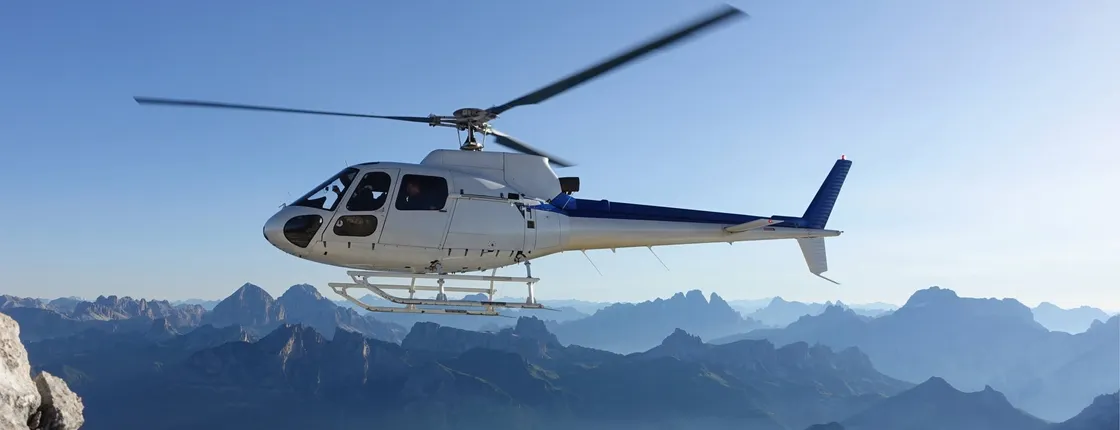 Private helicopter tour over the Swiss Alps