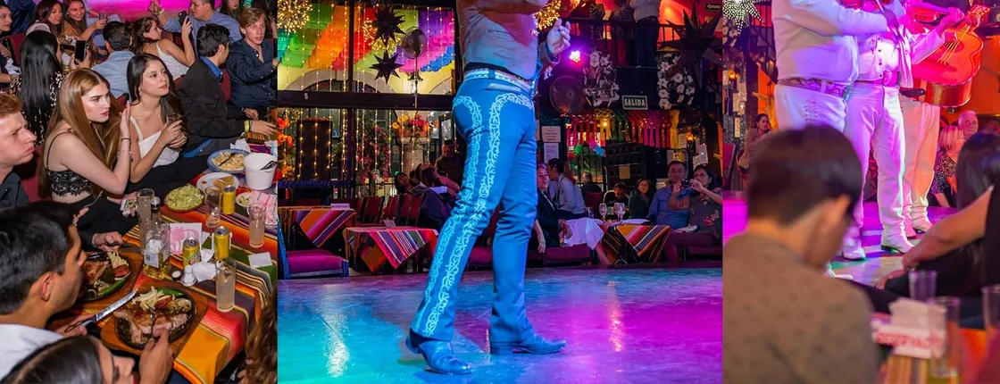Mexico City night tour with taqueria visit and mariachi performance