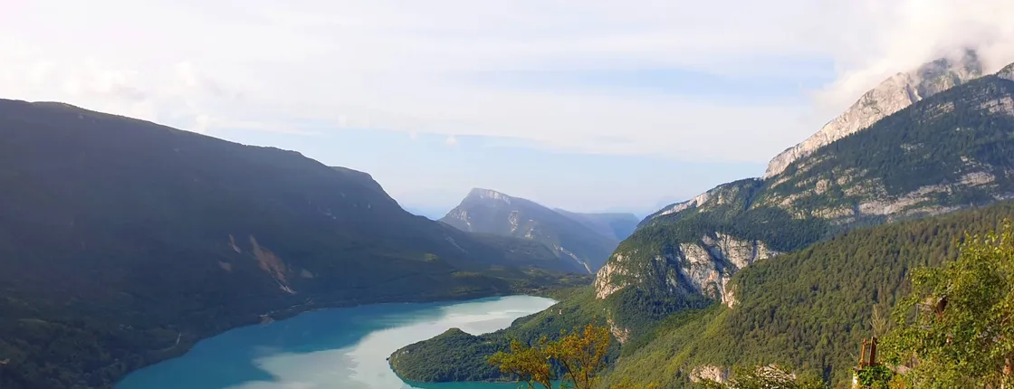 Lake Molveno with local speciality tastings