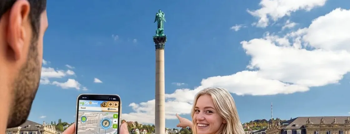 Self-guided digital scavenger hunt in Stuttgart