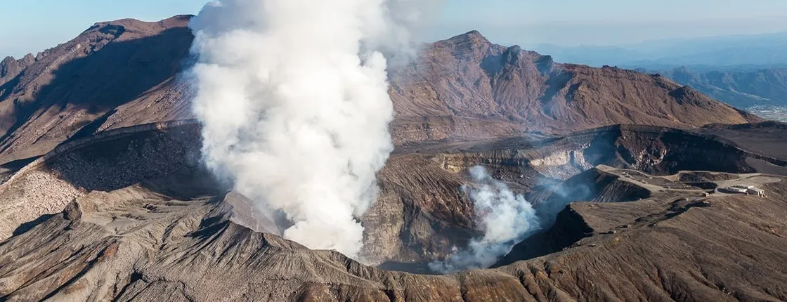 Southern Aso Railway, Aso Volcano and Onsen day tour from Fukuoka