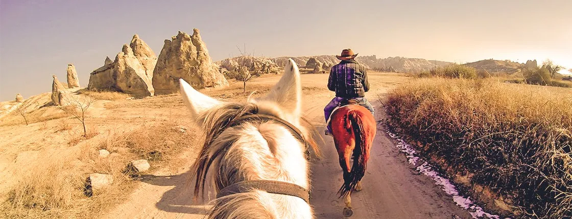 Cappadocia valleys 2-hour horseback ride experience