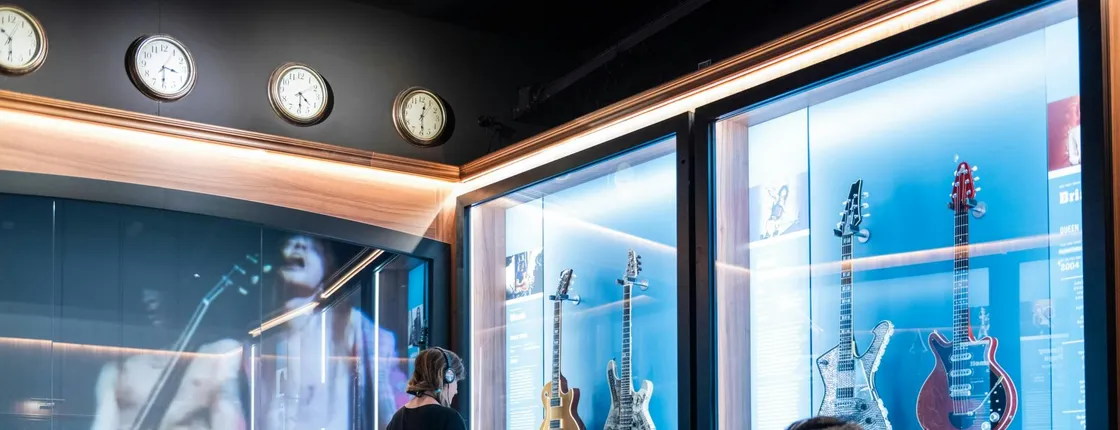 Entry Ticket to Barcelona Immersive Rock Museum Guitar Legends Hall