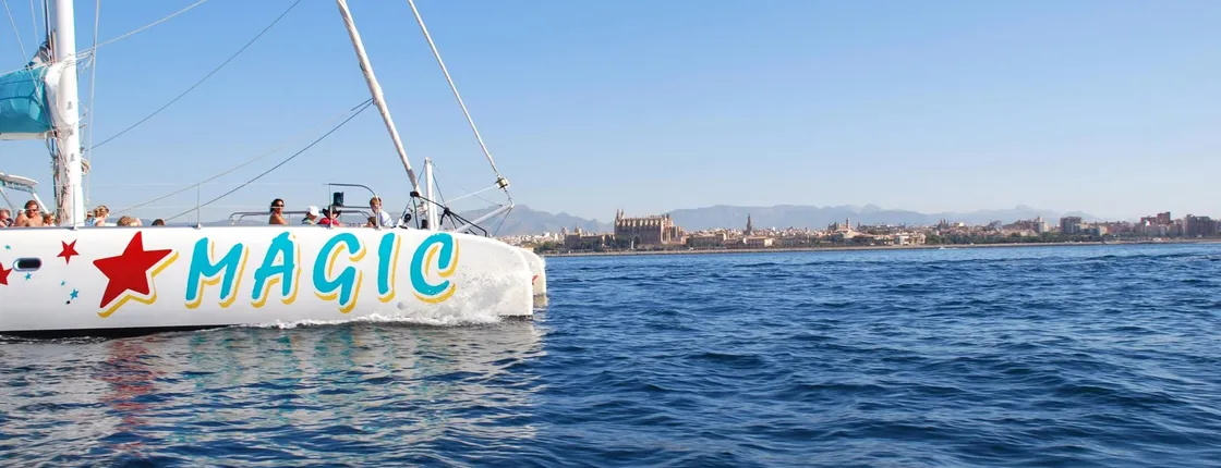 Palma Bay catamaran tour with barbecue