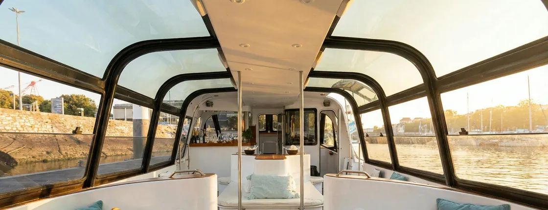 Lisbon private sunrise cruise on a luxury boat