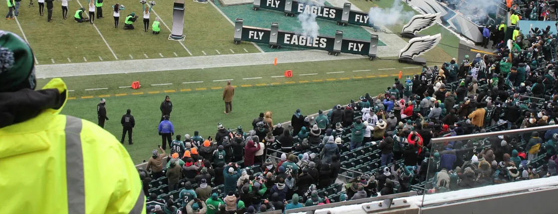 Philadelphia Eagles football game ticket at Lincoln Financial Field