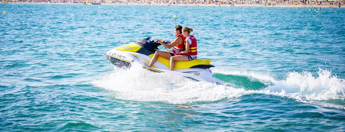 Jet-ski circuit in Llevant Beach