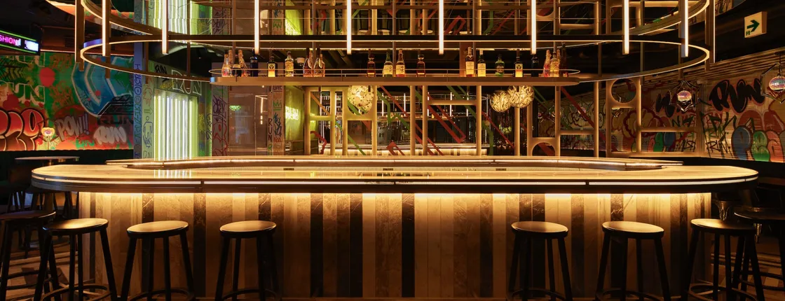 Sofa Plan at Music Fashion Bar RUN in Tokyo