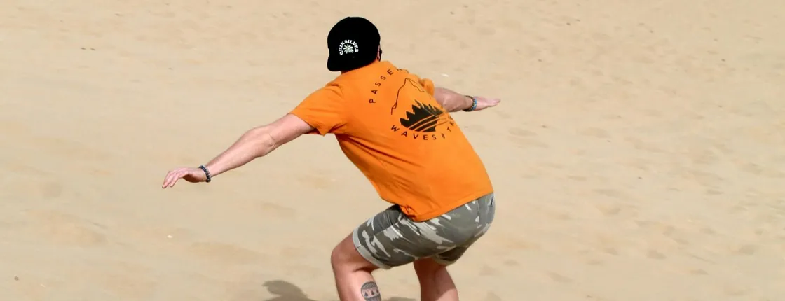 Sandboarding - Sand surfing
