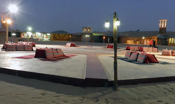 Dubai Desert Safari with Camel Ride, Show, BBQ and Transfers