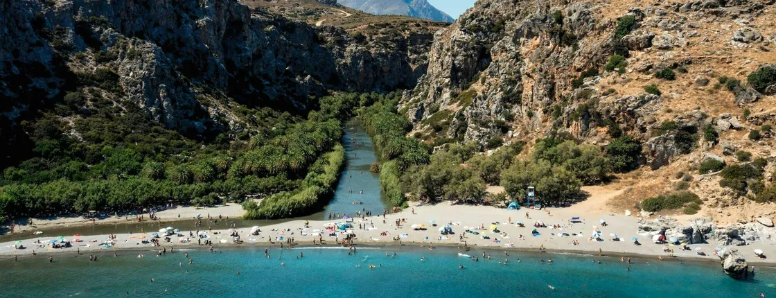 Kourtaliotiko Gorge walking tour and Preveli Beach