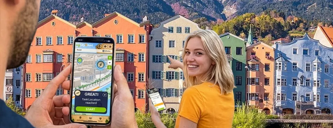 Self-guided digital scavenger hunt in Innsbruck