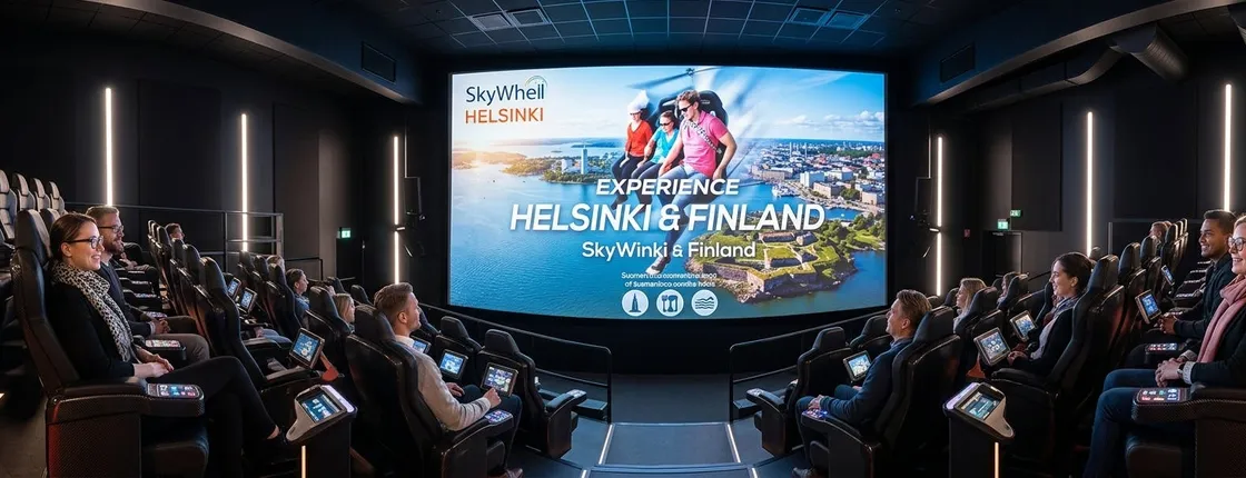 Flying Cinema Tour of Helsinki ticket with 1GB eSIM