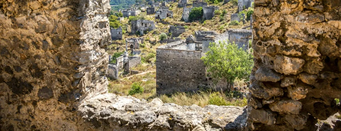 Tour of Oludeniz Beach, Babadag cable car and ghost town Kayakoy