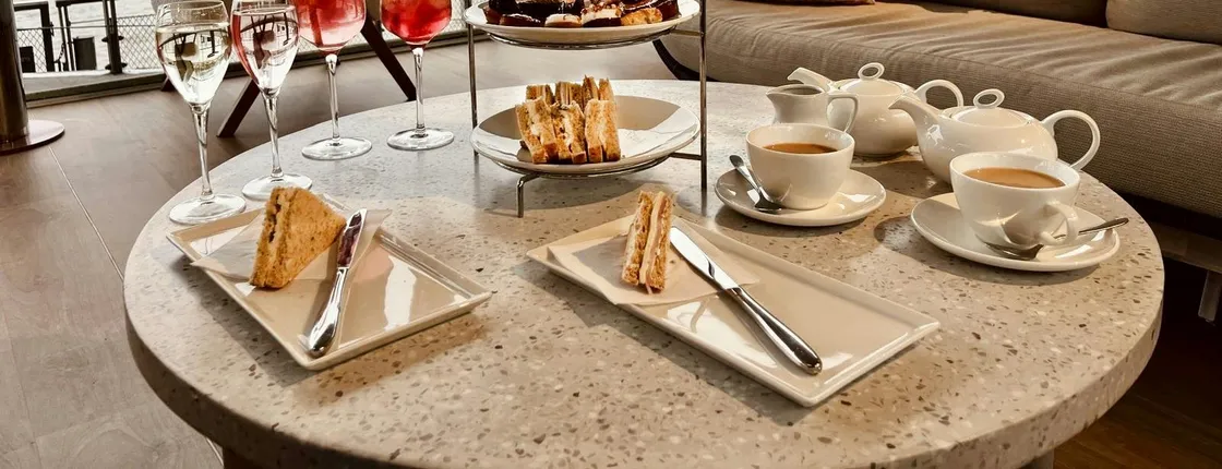 Afternoon tea experience at Clipper Lounge EMB London