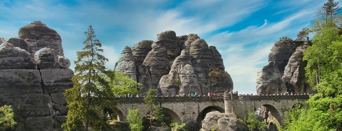 Full-day guided tour to Dresden, Saxon Switzerland, and Bastei Bridge