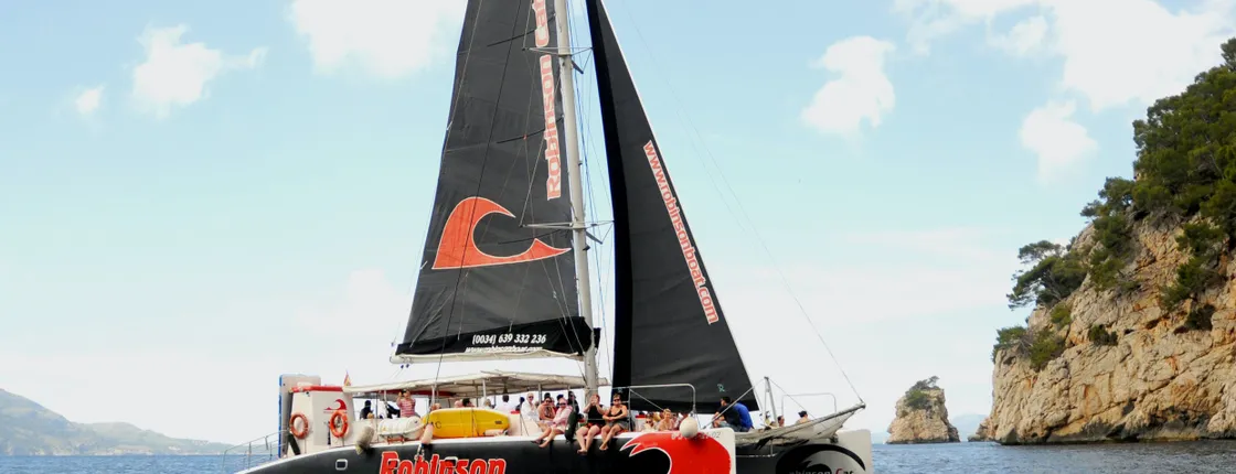 Robinson Catamaran cruise in northern Majorca with transfer