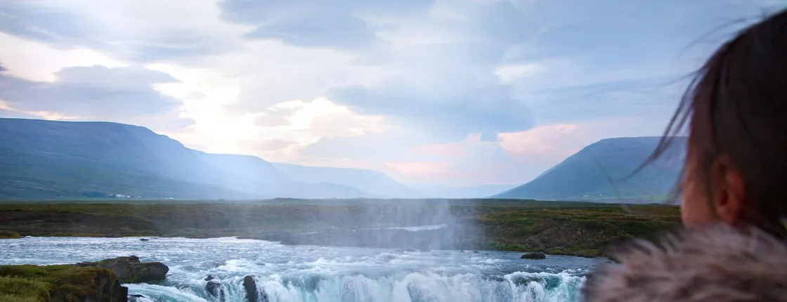 Myvatn, waterfall, hot springs and volcanoes tour from Akureyri