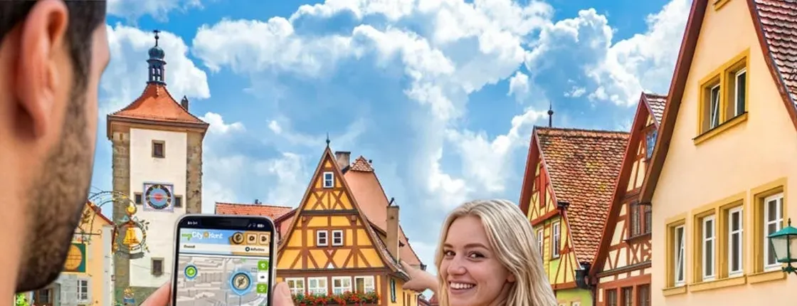 Self-guided digital scavenger hunt in Rothenburg ob der Tauber