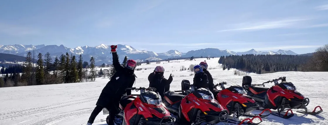 Snowmobiles and thermal baths day trip from Krakow