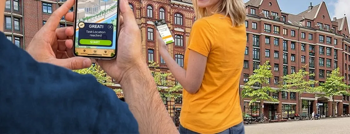 Self-guided digital scavenger hunt in Hamburg Altona