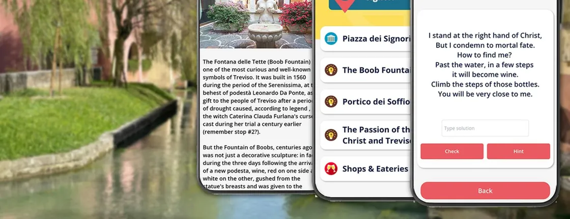 Treviso self-guided treasure hunt and walking tour