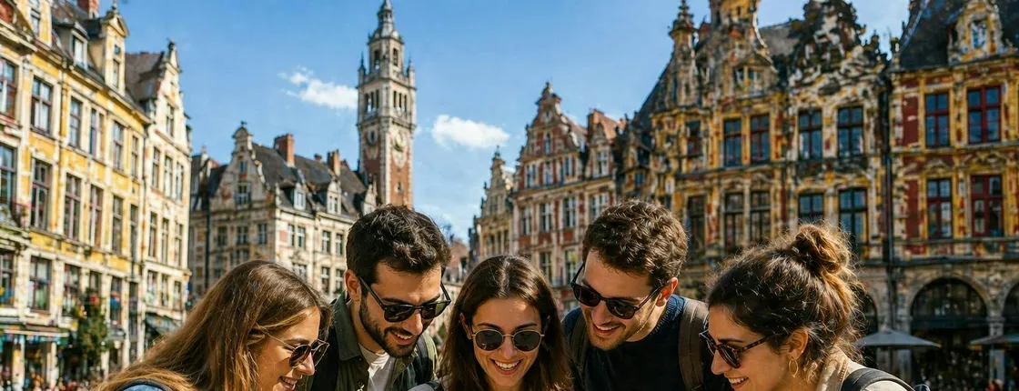 Lille outdoor mystery game in the old town