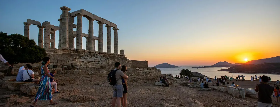 Cape Sounion and Temple of Poseidon sunset experience from Athens
