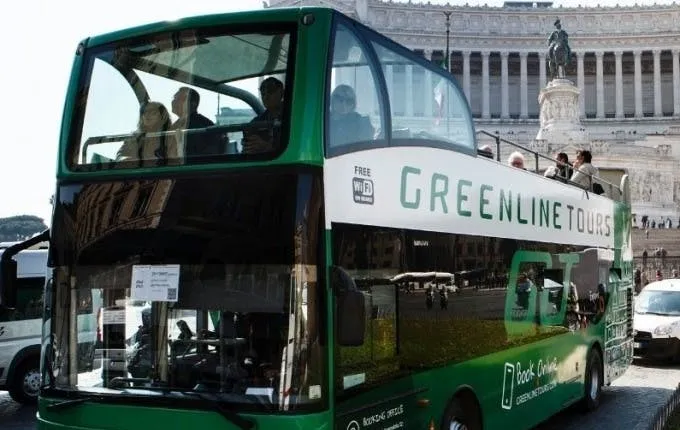 Rome hop-on hop-off bus tour with 3 stops