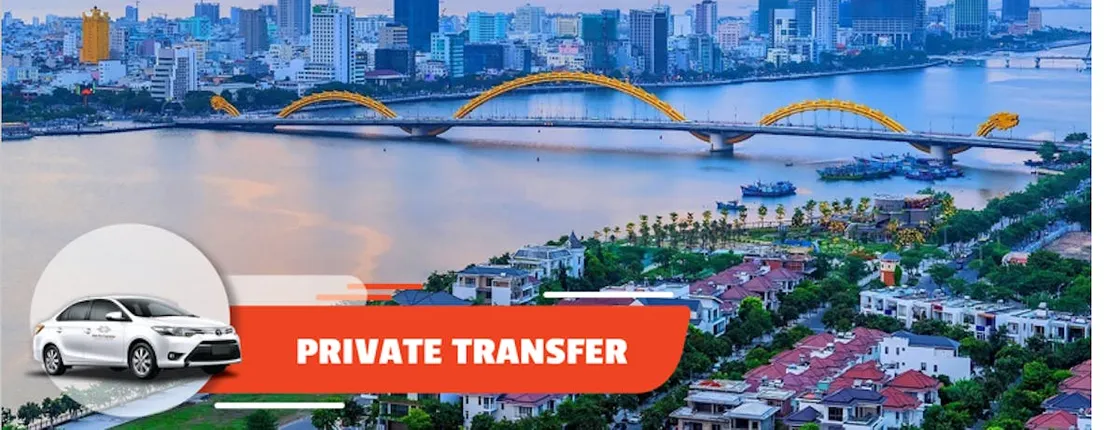 Private transfer between Hue's city centre and Da Nang